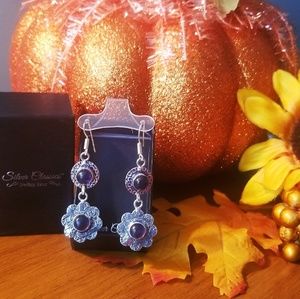 Boho .925 Flower Earrings